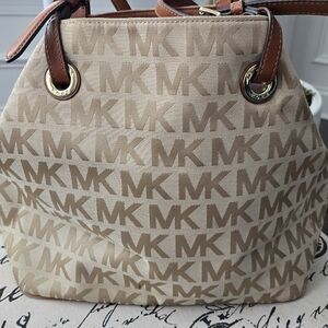 Michael Kors Tan Monogram Women's Bag